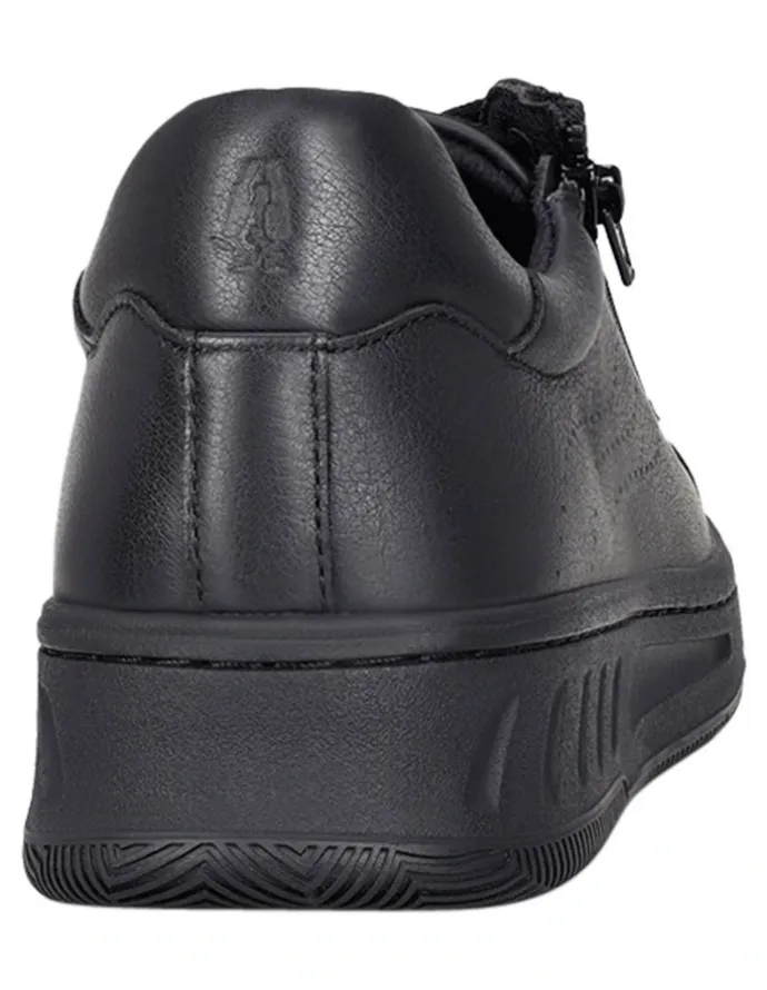 Hush Puppies Spin Sneaker in Black