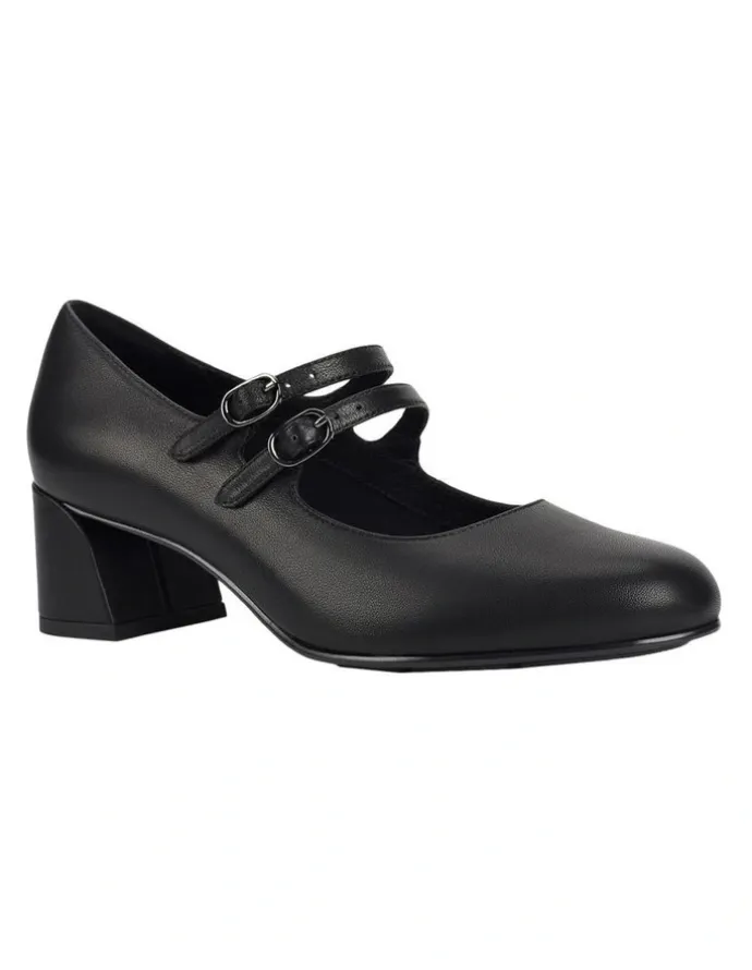 Hush Puppies Virgo Shoes in Black