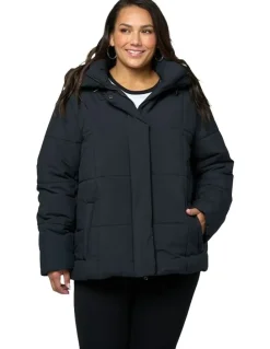 Indigo Tonic Gigi Puffer Jacket in black