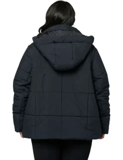 Indigo Tonic Gigi Puffer Jacket in black