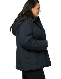 Indigo Tonic Gigi Puffer Jacket in black