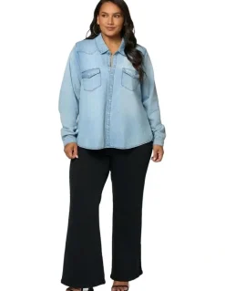 Indigo Tonic Lyric Denim Shirt in Blue