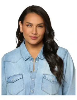 Indigo Tonic Lyric Denim Shirt in Blue