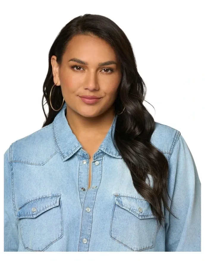 Indigo Tonic Lyric Denim Shirt in Blue