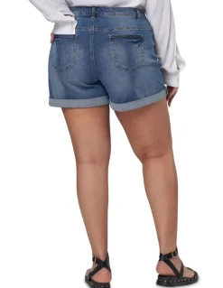 Indigo Tonic Molly Boyfriend Short in Denim