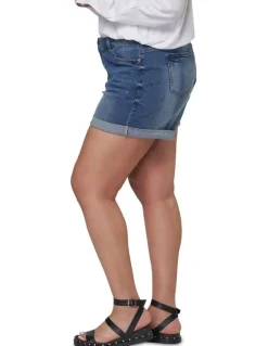 Indigo Tonic Molly Boyfriend Short in Denim