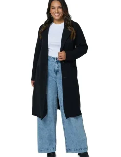 Indigo Tonic Tamara Coatigan in Black