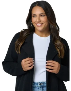 Indigo Tonic Tamara Coatigan in Black