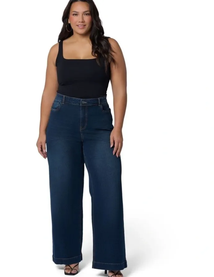 Indigo Tonic Sully Wide Leg Jean