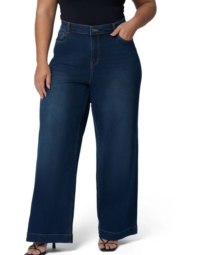 Indigo Tonic Sully Wide Leg Jean