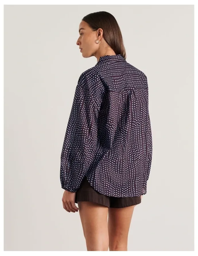 JAG Ania Spot Long Sleeve Shirt