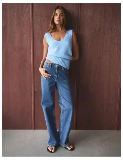 JAG Billie Wide Leg Jean in Blue