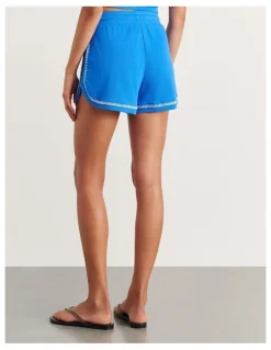 JAG Celina Blanket Stitch Short in Bright Blue
