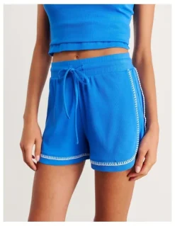 JAG Celina Blanket Stitch Short in Bright Blue