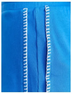 JAG Celina Blanket Stitch Short in Bright Blue