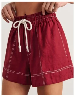 JAG Gigi Linen Pull On Short