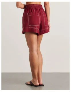 JAG Gigi Linen Pull On Short