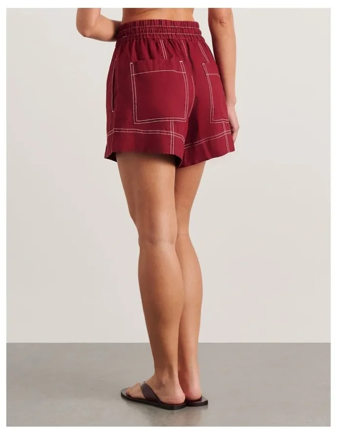 JAG Gigi Linen Pull On Short