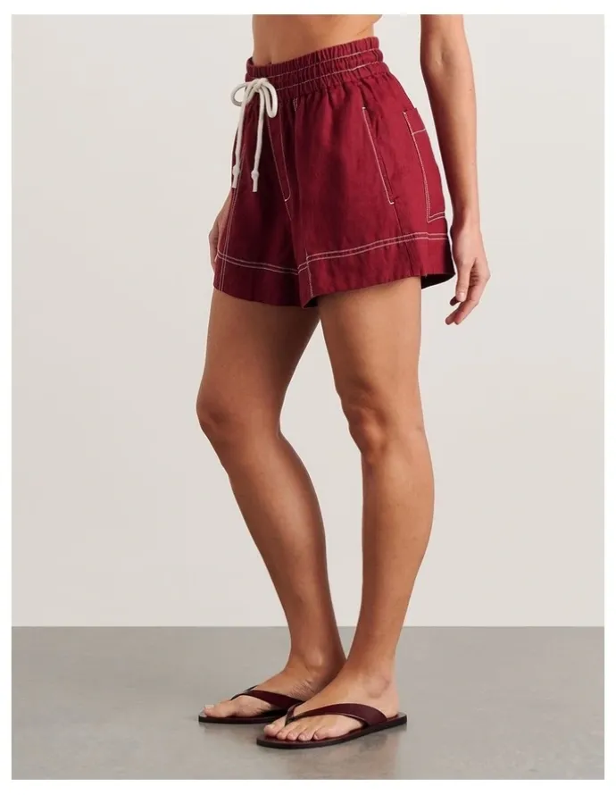 JAG Gigi Linen Pull On Short