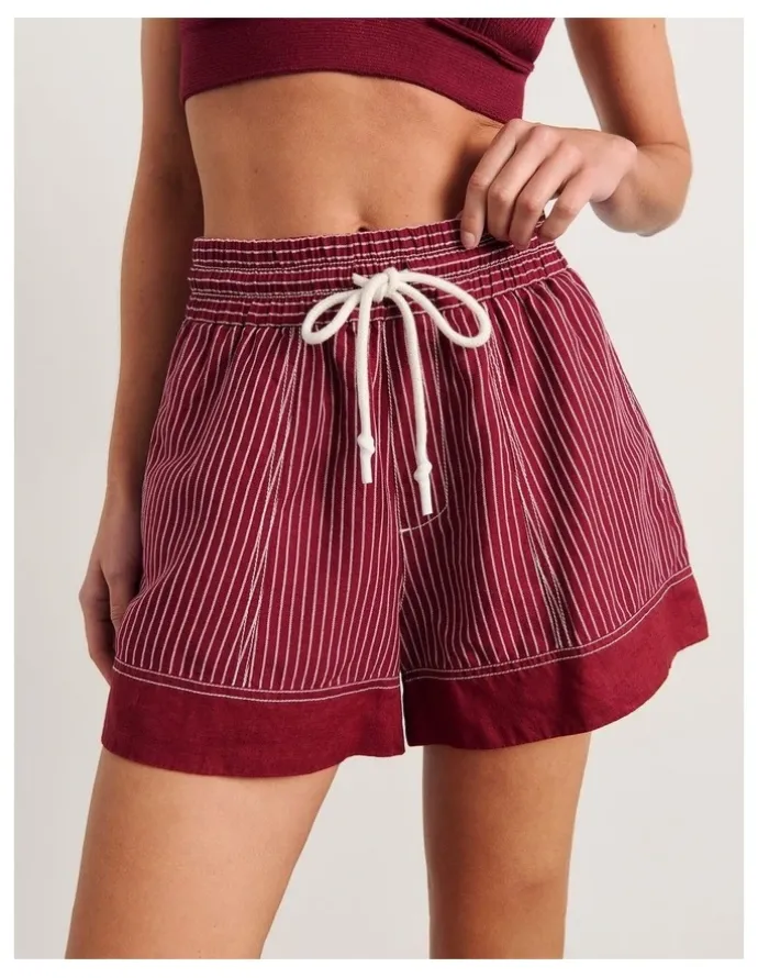 JAG Gigi Stripe Pull On Short