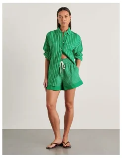 JAG Gigi Stripe Pull On Short