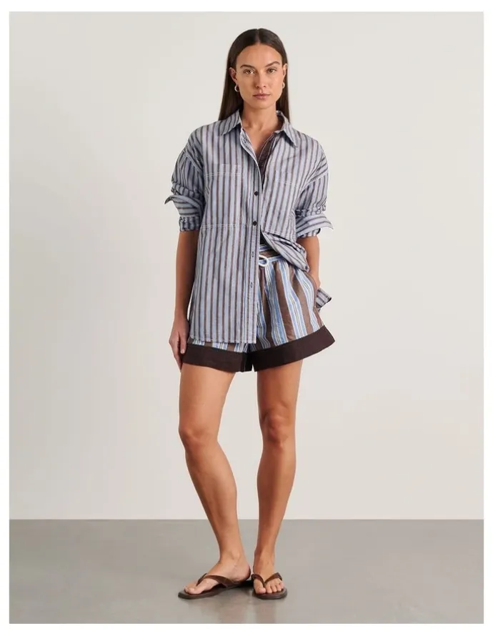 JAG Gigi Stripe Pull On Short