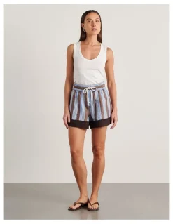 JAG Gigi Stripe Pull On Short