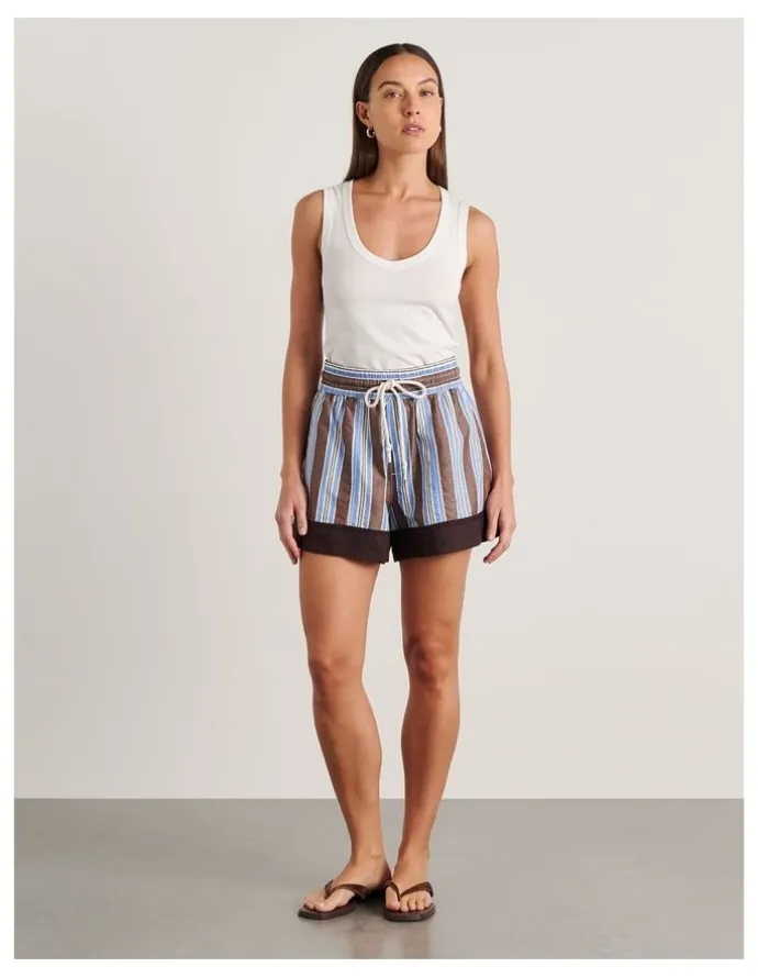 JAG Gigi Stripe Pull On Short