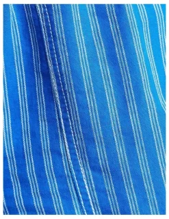 JAG Gigi Stripe Pull On Short in Blue