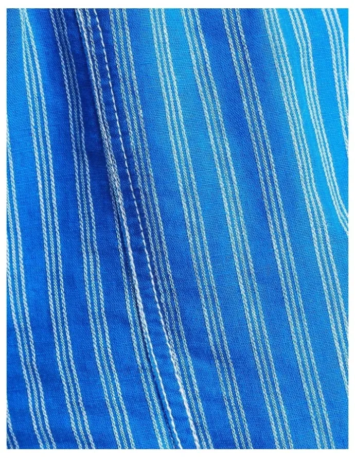 JAG Gigi Stripe Pull On Short in Blue