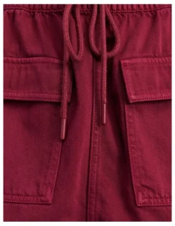 JAG Loe Denim Skirt in Wine