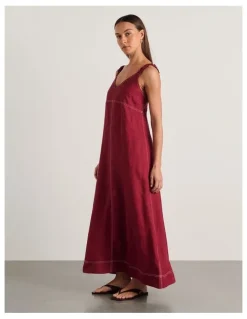 JAG Sara Linen Midi Dress