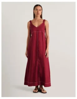 JAG Sara Linen Midi Dress