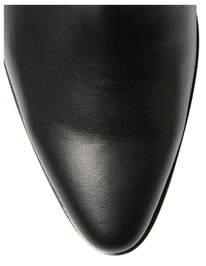 Jane Debster Altona Knee Boots in Black Leather
