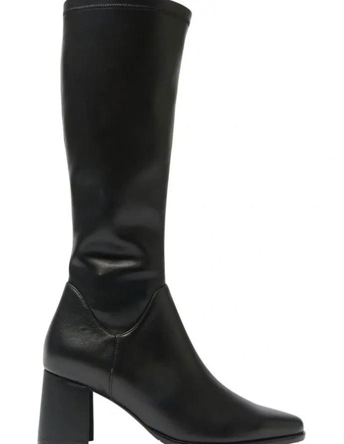 Jane Debster Altona Knee Boots in Black Leather
