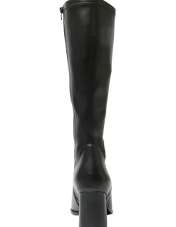 Jane Debster Altona Knee Boots in Black Leather
