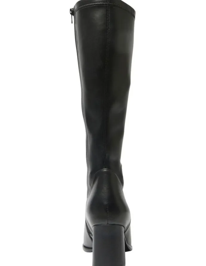 Jane Debster Altona Knee Boots in Black Leather