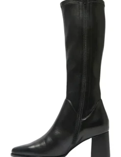 Jane Debster Altona Knee Boots in Black Leather