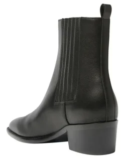Jane Debster Ambrose Boots in Black Leather