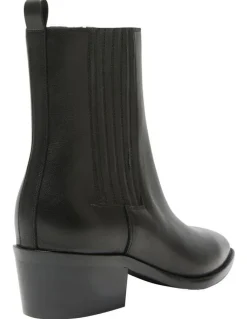Jane Debster Ambrose Boots in Black Leather