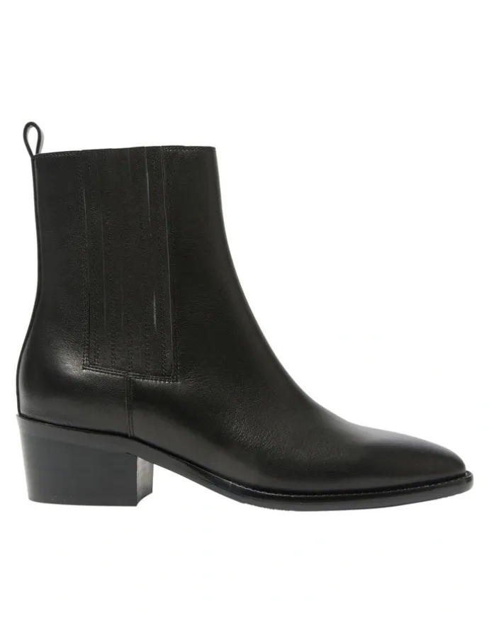 Jane Debster Ambrose Boots in Black Leather