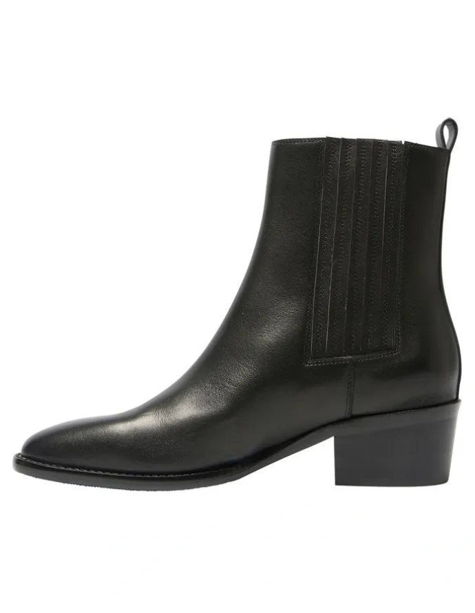 Jane Debster Ambrose Boots in Black Leather