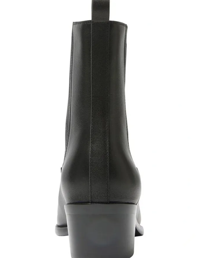 Jane Debster Ambrose Boots in Black Leather