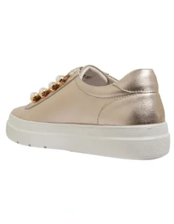 Jane Debster Bant Soft Gold Metallic Sneakers
