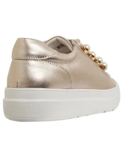 Jane Debster Bant Soft Gold Metallic Sneakers