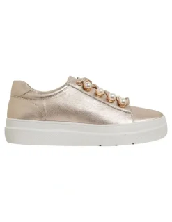 Jane Debster Bant Soft Gold Metallic Sneakers