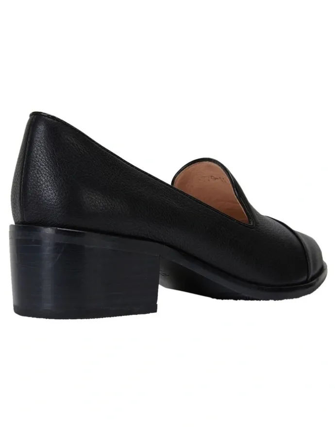 Jane Debster Expert Black Glove Heeled Shoes
