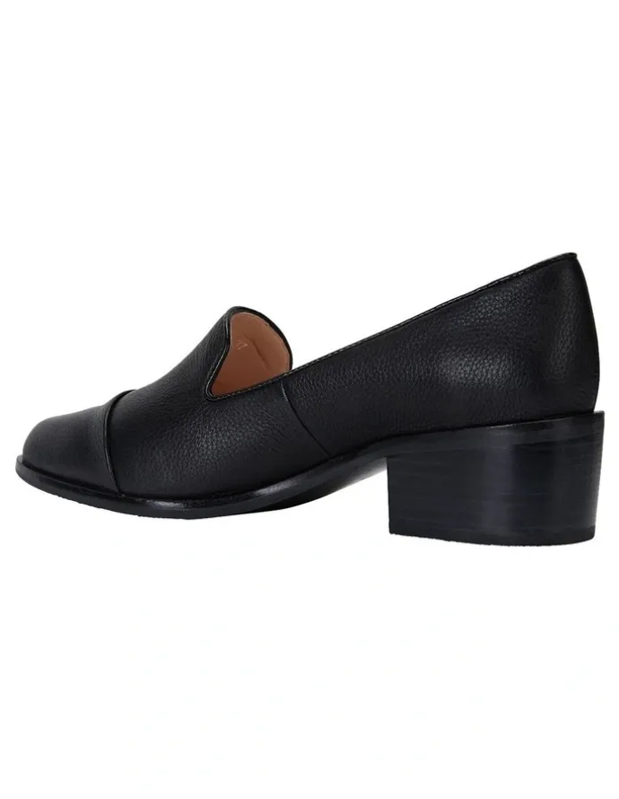 Jane Debster Expert Black Glove Heeled Shoes