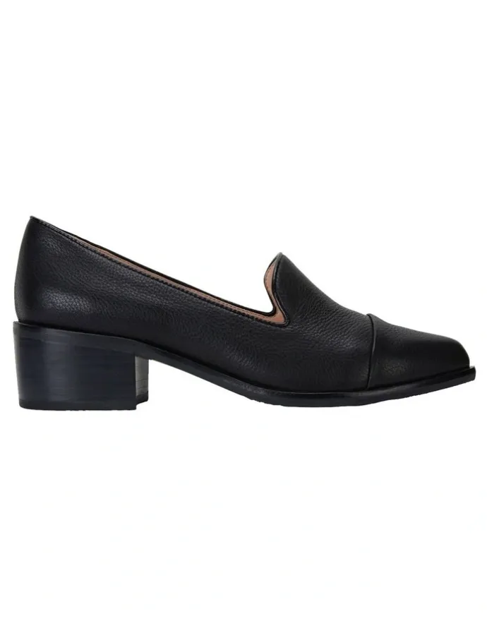 Jane Debster Expert Black Glove Heeled Shoes