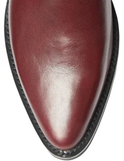 Jane Debster Federal Boots in Wine Glove